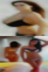 Married women swinging with